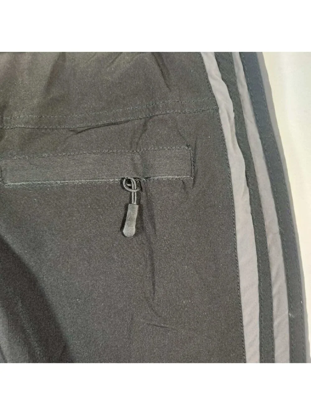 Adidas Originals Mens XL Track Pants Black Grey Colorblock Trefoil Logo Training
